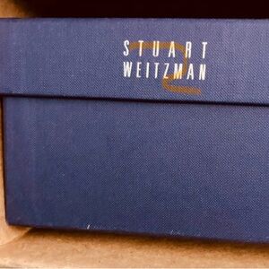 New Box STUART WEITZMAN Bucalina Wedge Shoes In Black Size 8M  *SOLD*